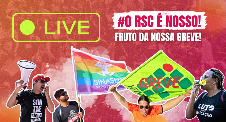 21/07, às 19 horas: live da CNS sobre o RSC-TAE