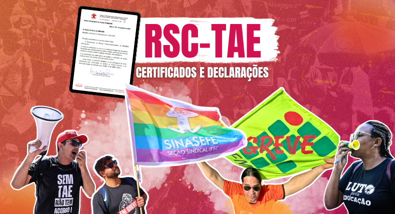 RSC-TAE: informe sobre certificados e declarações